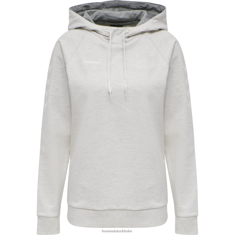 se Hummel kvinnor hmlgo hoodie i bomull LL40V3778 \"huvtröja med chevronärmar\"