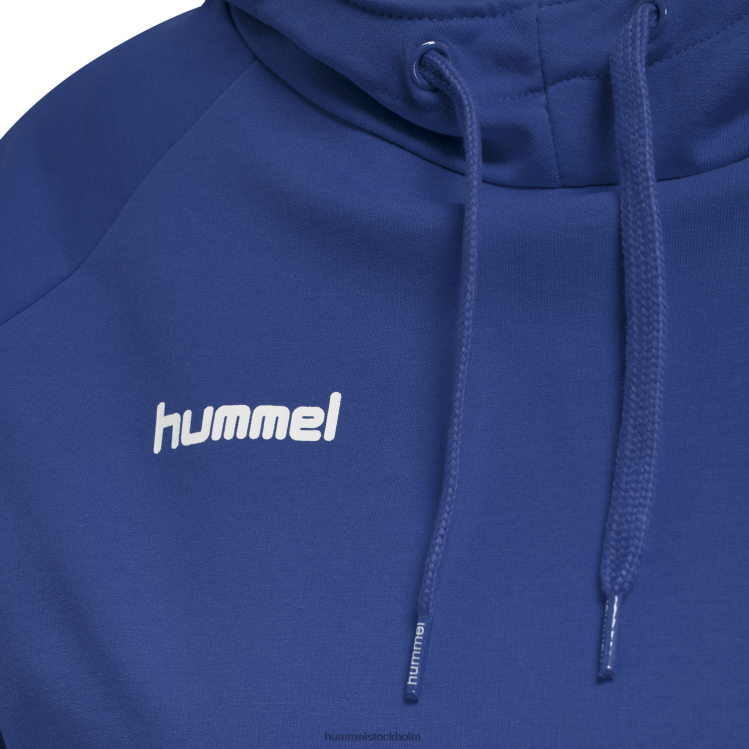 se Hummel kvinnor hmlgo hoodie i bomull LL40V3796 \"huvtröja med chevronärmar\"