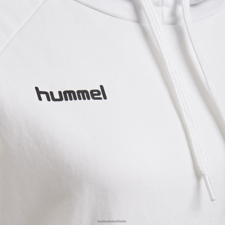 se Hummel kvinnor hmlgo hoodie i bomull LL40V3798 \"huvtröja med chevronärmar\"