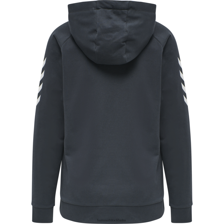 se Hummel kvinnor hmlgo hoodie i bomull LL40V3799 \"huvtröja med chevronärmar\"