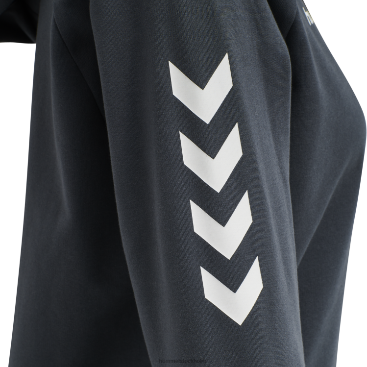 se Hummel kvinnor hmlgo hoodie i bomull LL40V3799 \"huvtröja med chevronärmar\"
