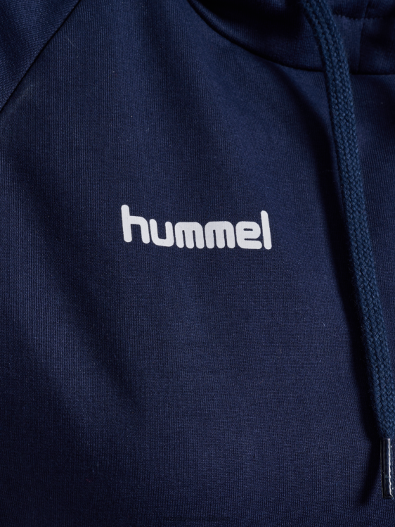 se Hummel kvinnor hmlgo hoodie i bomull LL40V3882 \"huvtröja med chevronärmar\"