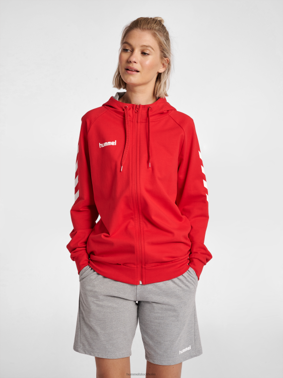 se Hummel kvinnor hmlgo hoodie i bomull med dragkedja LL40V3720 "Kläder"