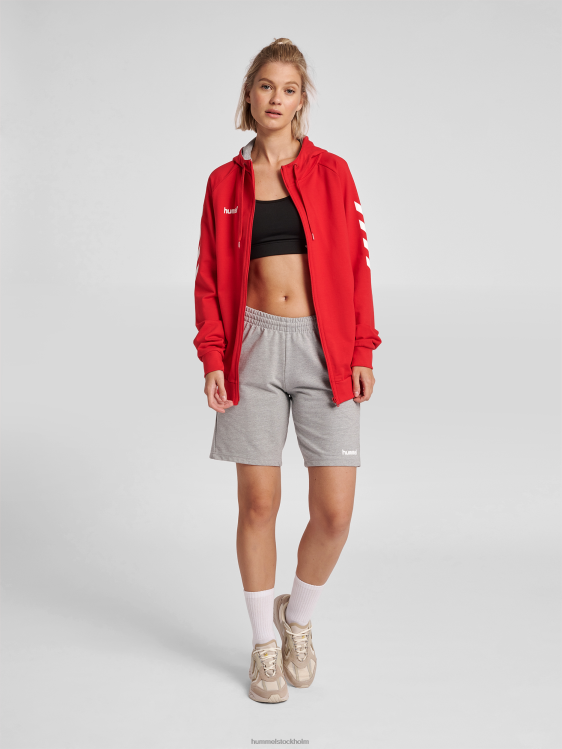 se Hummel kvinnor hmlgo hoodie i bomull med dragkedja LL40V3720 \"Kläder\"