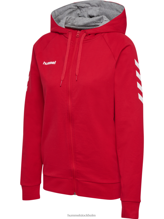 se Hummel kvinnor hmlgo hoodie i bomull med dragkedja LL40V3720 \"Kläder\"
