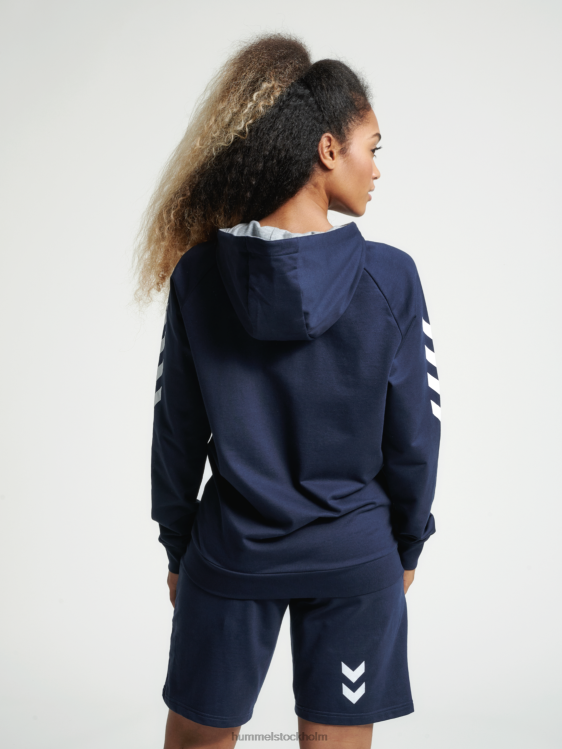 se Hummel kvinnor hmlgo hoodie i bomull med dragkedja LL40V3726 \"Kläder\"