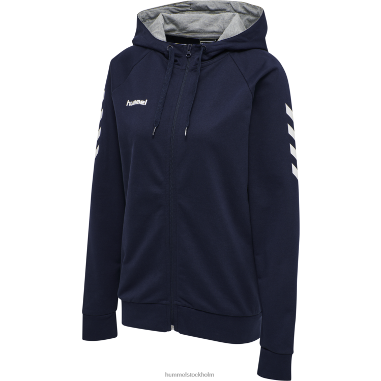 se Hummel kvinnor hmlgo hoodie i bomull med dragkedja LL40V3726 \"Kläder\"