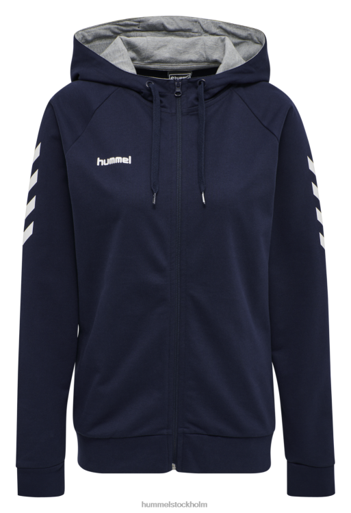 se Hummel kvinnor hmlgo hoodie i bomull med dragkedja LL40V3726 \"Kläder\"