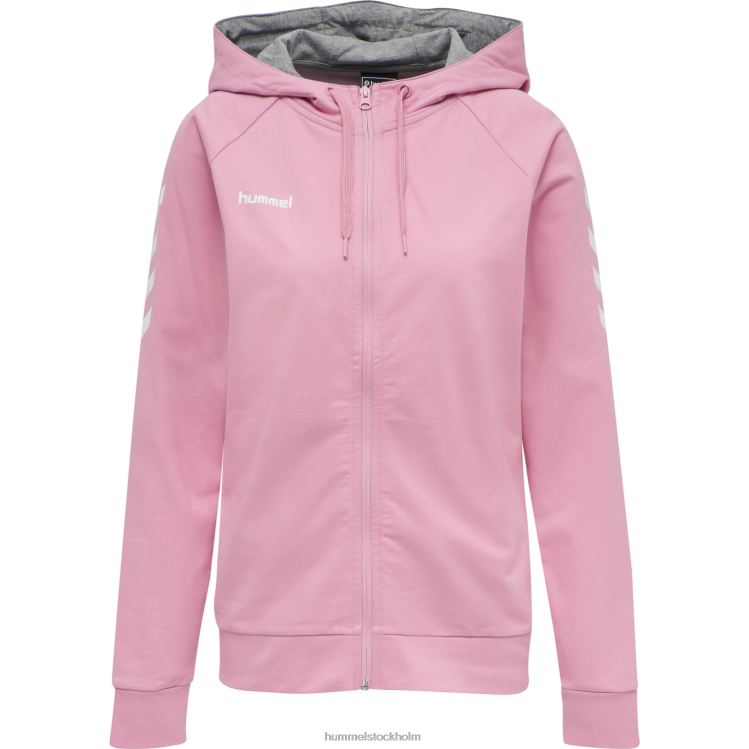 se Hummel kvinnor hmlgo hoodie i bomull med dragkedja LL40V3727 \"Kläder\"