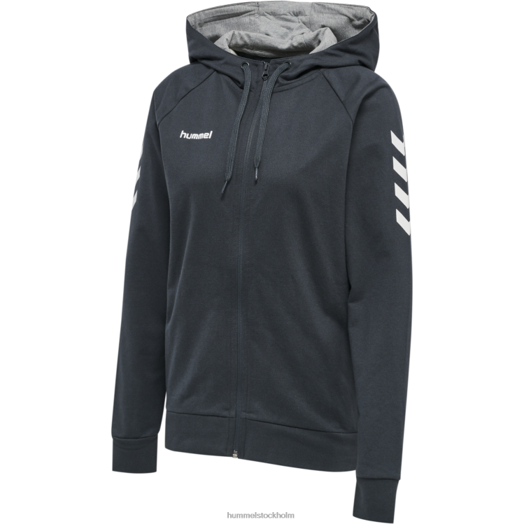 se Hummel kvinnor hmlgo hoodie i bomull med dragkedja LL40V3742 "Kläder"