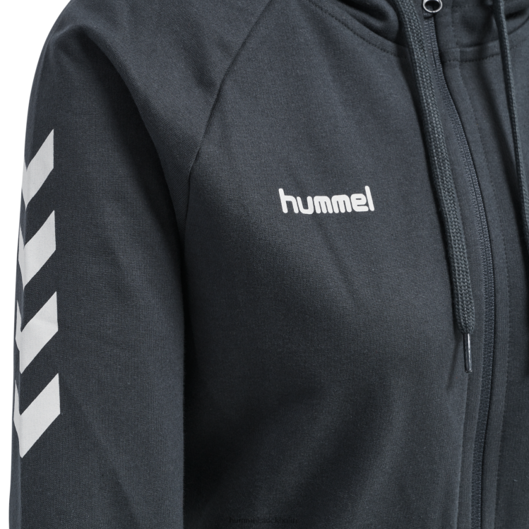 se Hummel kvinnor hmlgo hoodie i bomull med dragkedja LL40V3742 \"Kläder\"