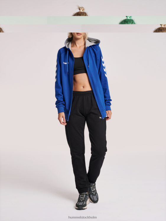 se Hummel kvinnor hmlgo hoodie i bomull med dragkedja LL40V3772 \"Kläder\"
