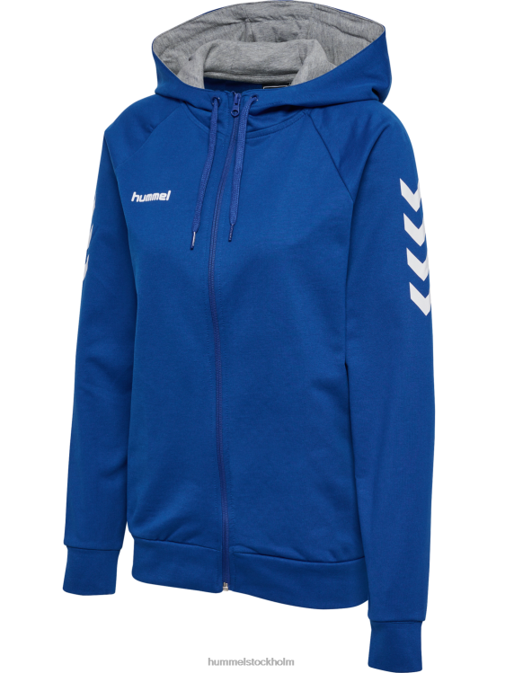 se Hummel kvinnor hmlgo hoodie i bomull med dragkedja LL40V3772 \"Kläder\"