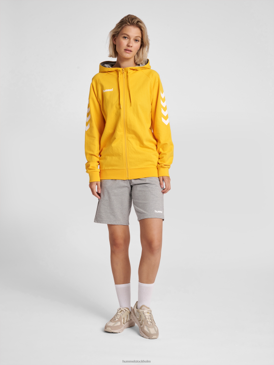 se Hummel kvinnor hmlgo hoodie i bomull med dragkedja LL40V3973 \"Kläder\"