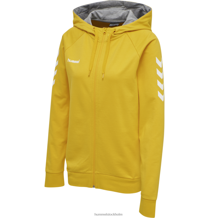 se Hummel kvinnor hmlgo hoodie i bomull med dragkedja LL40V3973 \"Kläder\"