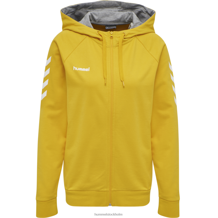 se Hummel kvinnor hmlgo hoodie i bomull med dragkedja LL40V3973 \"Kläder\"