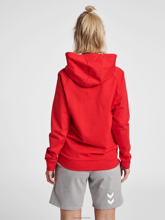se Hummel kvinnor hmlgo hoodie med logotyp i bomull LL40V3747 \"Kläder\"