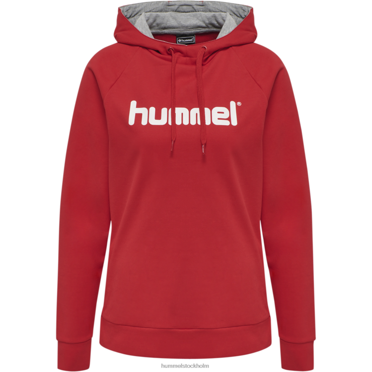 se Hummel kvinnor hmlgo hoodie med logotyp i bomull LL40V3747 \"Kläder\"
