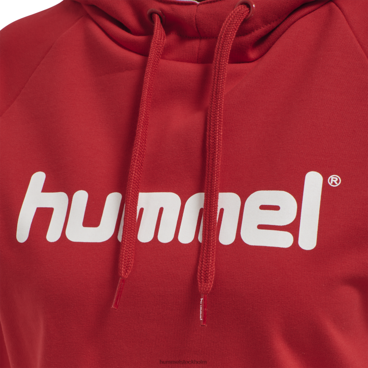 se Hummel kvinnor hmlgo hoodie med logotyp i bomull LL40V3747 \"Kläder\"