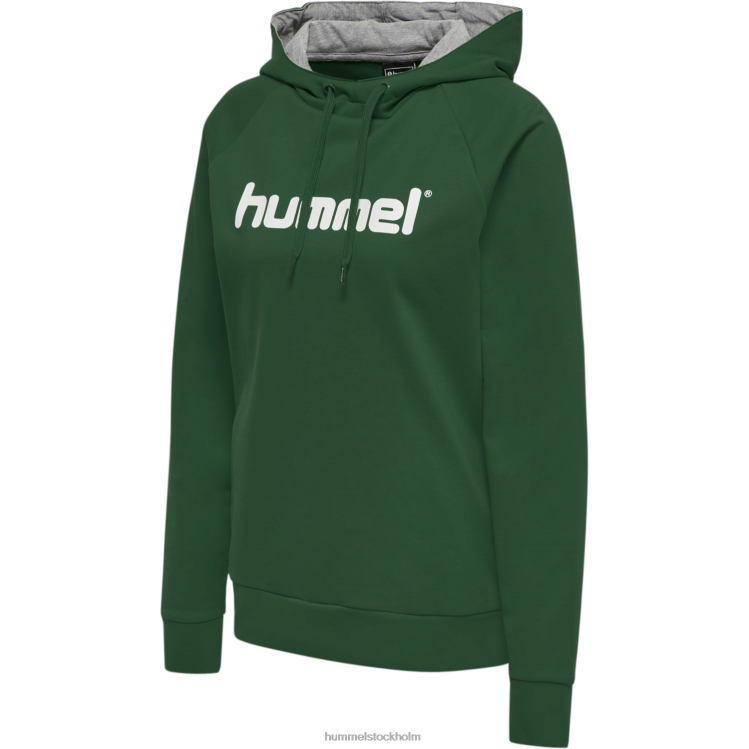 se Hummel kvinnor hmlgo hoodie med logotyp i bomull LL40V3759 \"Kläder\"
