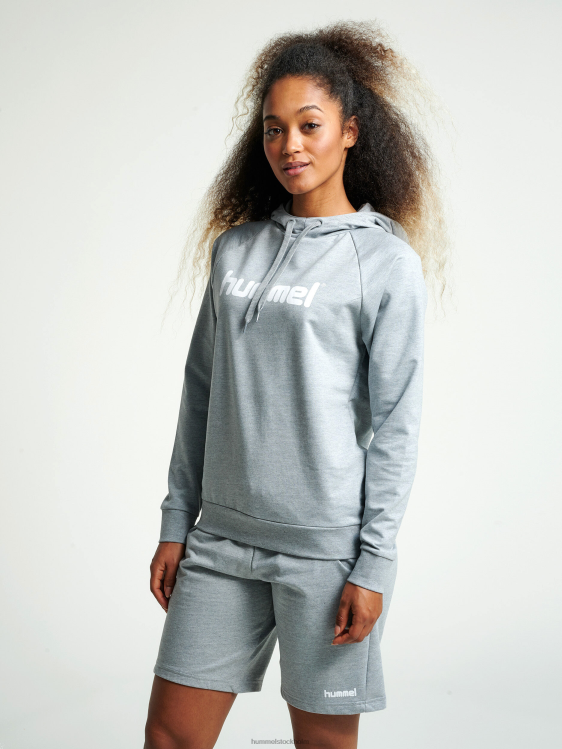 se Hummel kvinnor hmlgo hoodie med logotyp i bomull LL40V3785 "Kläder"
