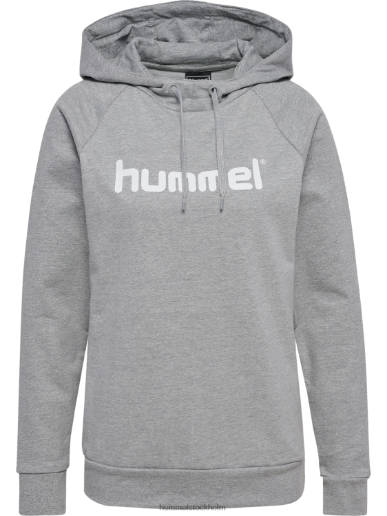se Hummel kvinnor hmlgo hoodie med logotyp i bomull LL40V3785 \"Kläder\"