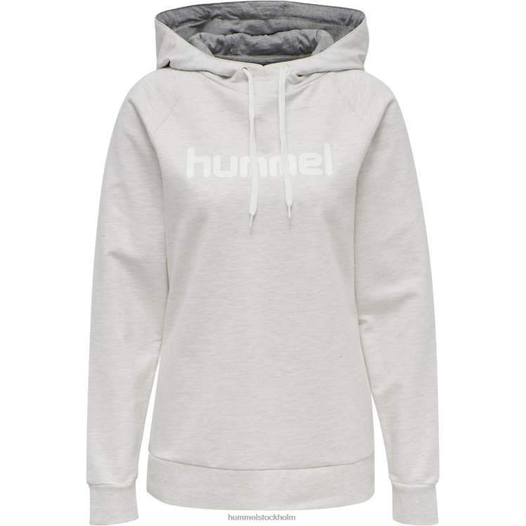 se Hummel kvinnor hmlgo hoodie med logotyp i bomull LL40V3797 \"Kläder\"