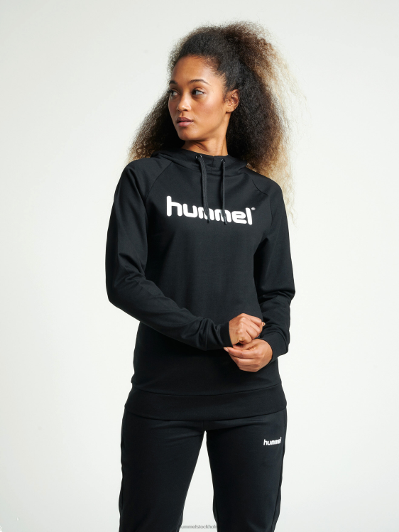 se Hummel kvinnor hmlgo hoodie med logotyp i bomull LL40V3808 "Kläder"