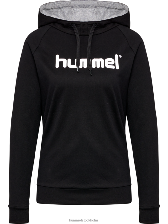 se Hummel kvinnor hmlgo hoodie med logotyp i bomull LL40V3808 \"Kläder\"