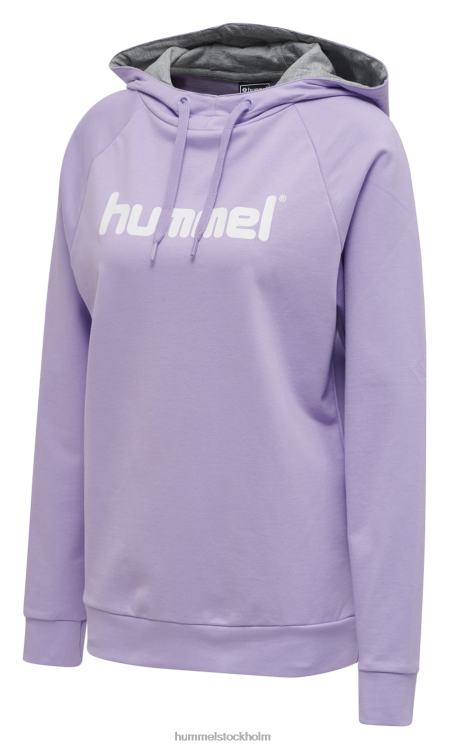 se Hummel kvinnor hmlgo hoodie med logotyp i bomull LL40V3811 "Kläder"