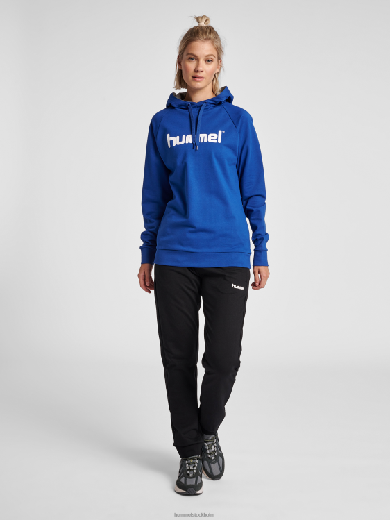 se Hummel kvinnor hmlgo hoodie med logotyp i bomull LL40V3819 \"Kläder\"