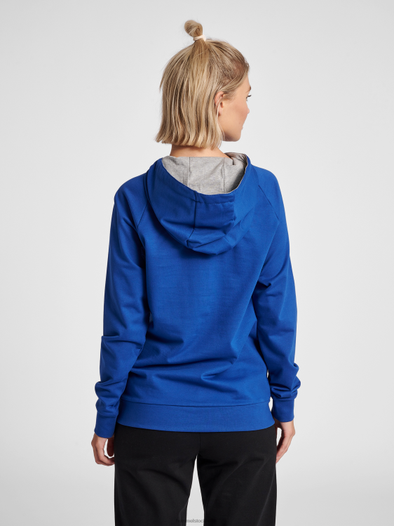 se Hummel kvinnor hmlgo hoodie med logotyp i bomull LL40V3819 \"Kläder\"