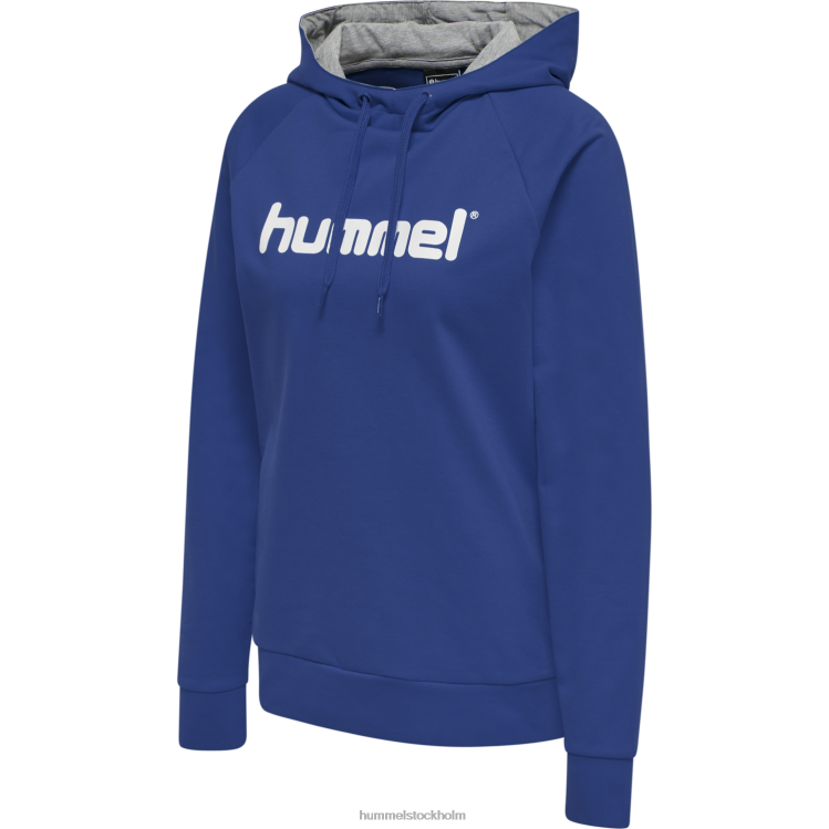 se Hummel kvinnor hmlgo hoodie med logotyp i bomull LL40V3819 \"Kläder\"