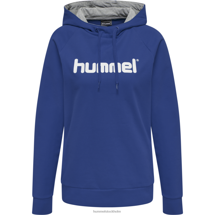 se Hummel kvinnor hmlgo hoodie med logotyp i bomull LL40V3819 \"Kläder\"