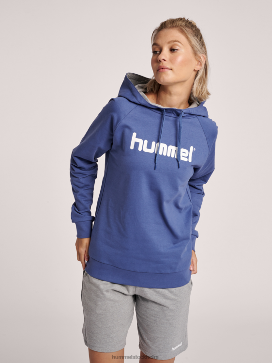 se Hummel kvinnor hmlgo hoodie med logotyp i bomull LL40V3824 "Kläder"