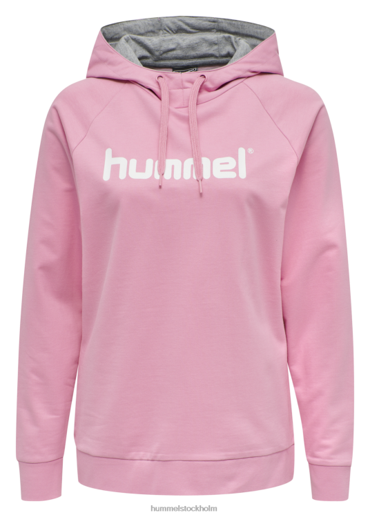 se Hummel kvinnor hmlgo hoodie med logotyp i bomull LL40V3875 \"Kläder\"
