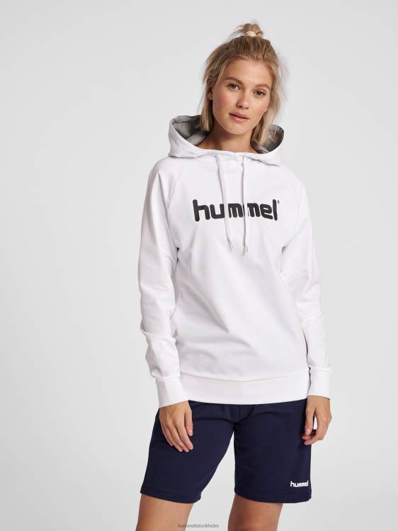 se Hummel kvinnor hmlgo hoodie med logotyp i bomull LL40V3877 "Kläder"