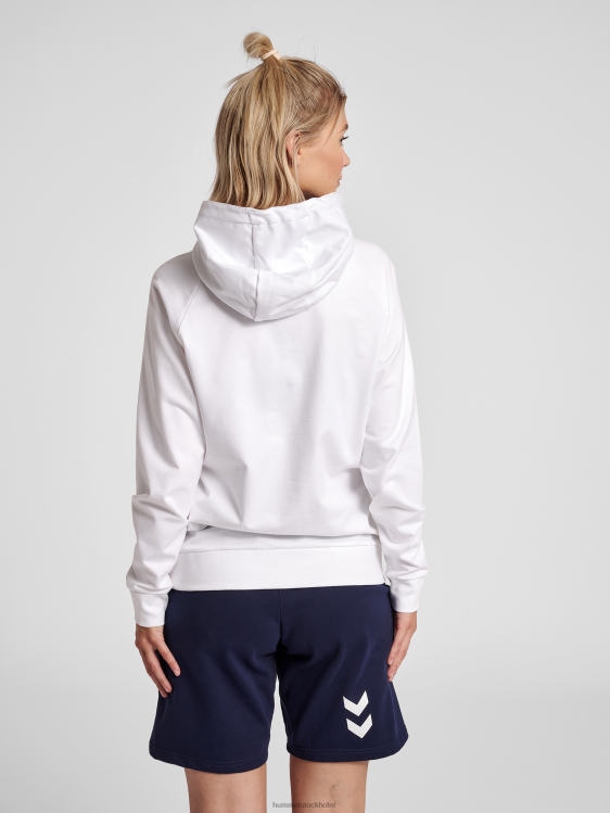 se Hummel kvinnor hmlgo hoodie med logotyp i bomull LL40V3877 \"Kläder\"