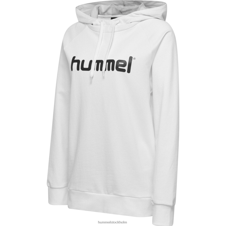 se Hummel kvinnor hmlgo hoodie med logotyp i bomull LL40V3877 \"Kläder\"