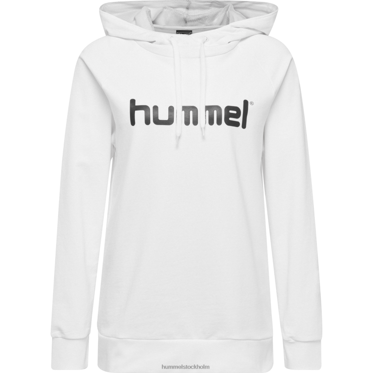 se Hummel kvinnor hmlgo hoodie med logotyp i bomull LL40V3877 \"Kläder\"