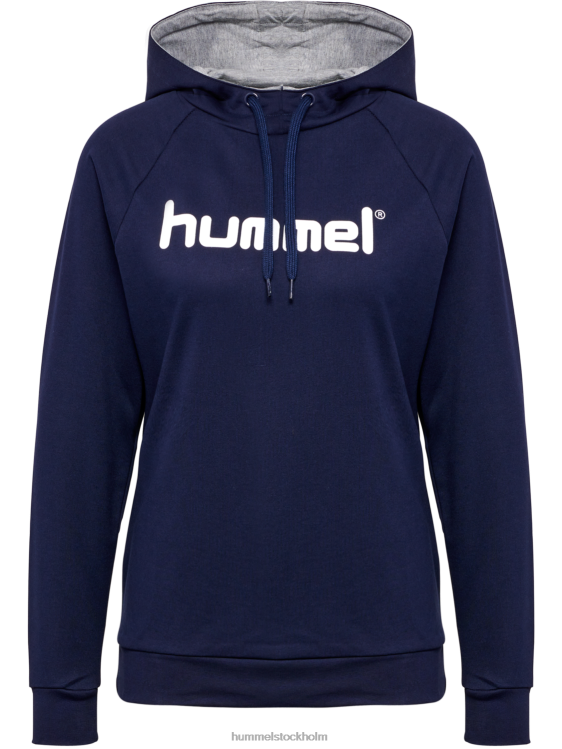 se Hummel kvinnor hmlgo hoodie med logotyp i bomull LL40V3884 \"Kläder\"