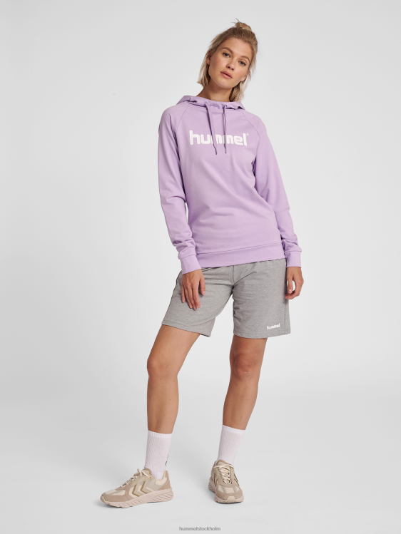 se Hummel kvinnor hmlgo hoodie med logotyp i bomull LL40V3968 \"Kläder\"