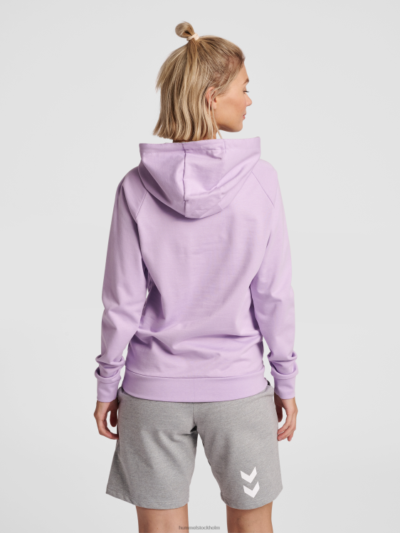 se Hummel kvinnor hmlgo hoodie med logotyp i bomull LL40V3968 \"Kläder\"