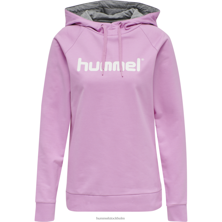se Hummel kvinnor hmlgo hoodie med logotyp i bomull LL40V3968 \"Kläder\"