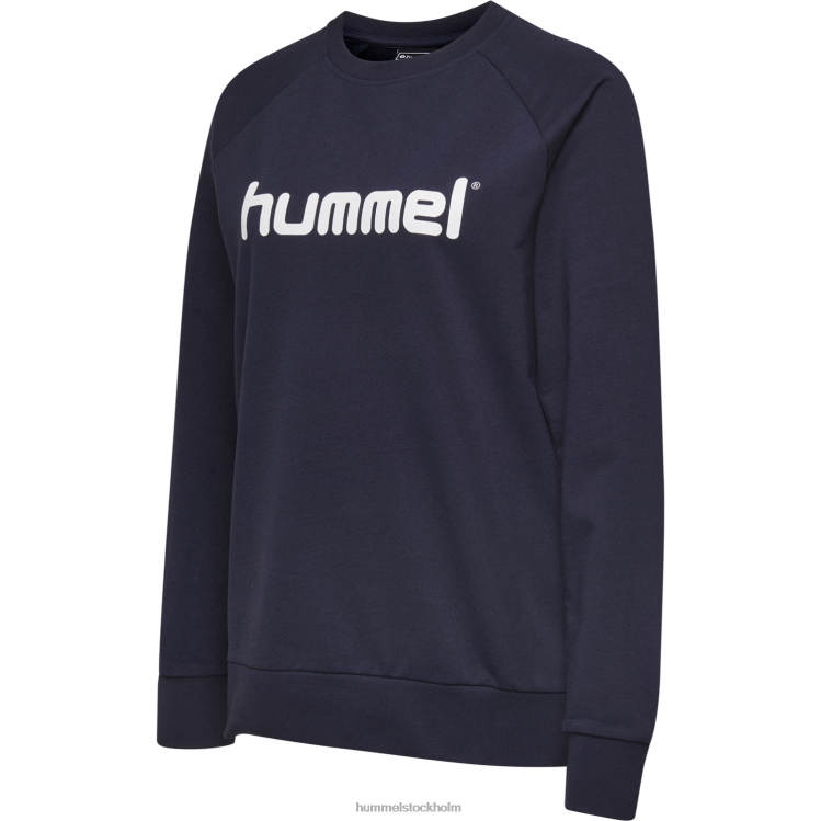 se Hummel kvinnor hmlgo sweatshirt med logotyp i bomull LL40V3769 \"Kläder\"