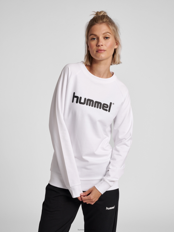 se Hummel kvinnor hmlgo sweatshirt med logotyp i bomull LL40V3788 "Kläder"