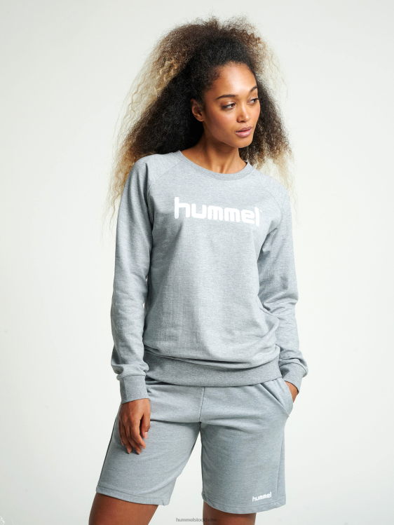 se Hummel kvinnor hmlgo sweatshirt med logotyp i bomull LL40V3804 "Kläder"