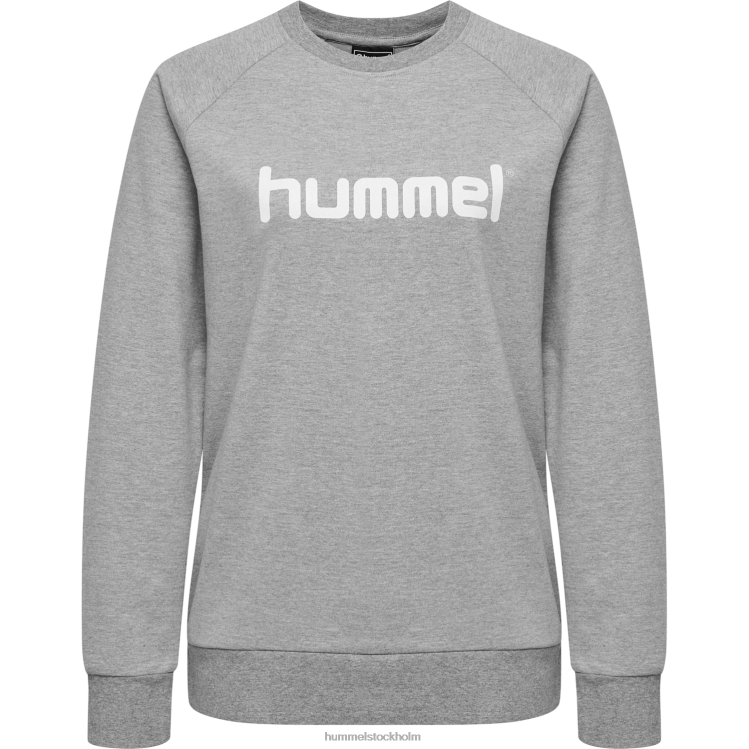 se Hummel kvinnor hmlgo sweatshirt med logotyp i bomull LL40V3804 \"Kläder\"