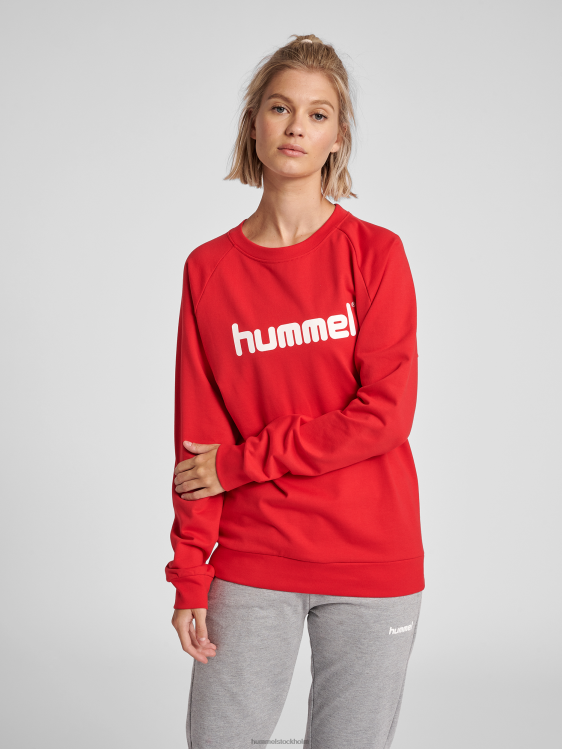 se Hummel kvinnor hmlgo sweatshirt med logotyp i bomull LL40V3806 "Kläder"