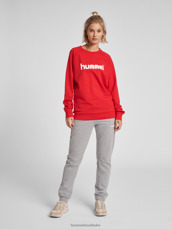 se Hummel kvinnor hmlgo sweatshirt med logotyp i bomull LL40V3806 \"Kläder\"